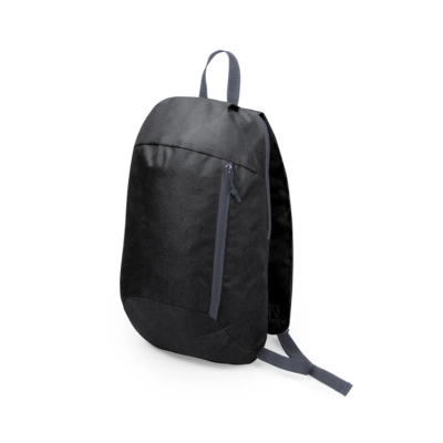 Mochila outdoor com detalhes em cinza